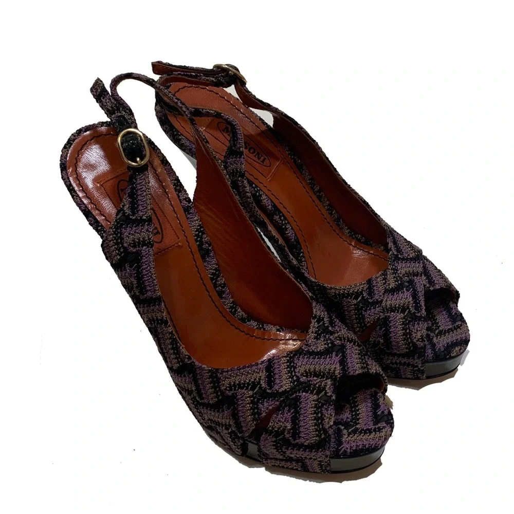 8 / missoni heels shoes